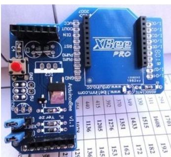  โมดูลสำหรับเสียบ XBee เข้ากันได้กับ ZigBee